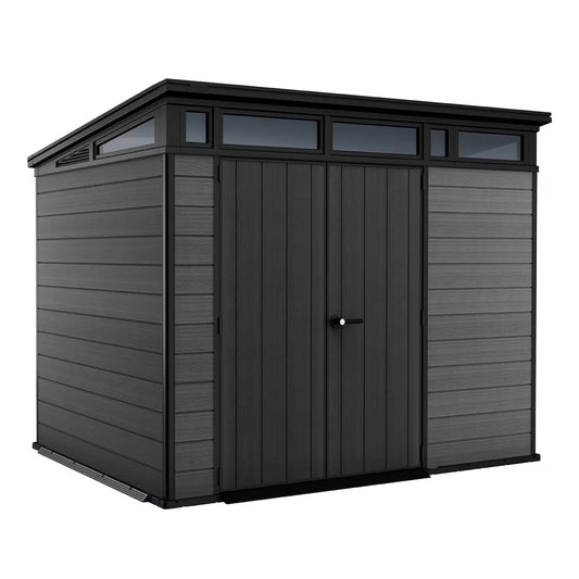 Keter Cortina Shed 9 x 7ft - Grey