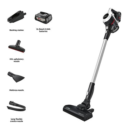 Bosch BCS612GB Unlimited 6 ProHome Cordless Stick Vacuum Cleaner, Ultra Lightweight Design