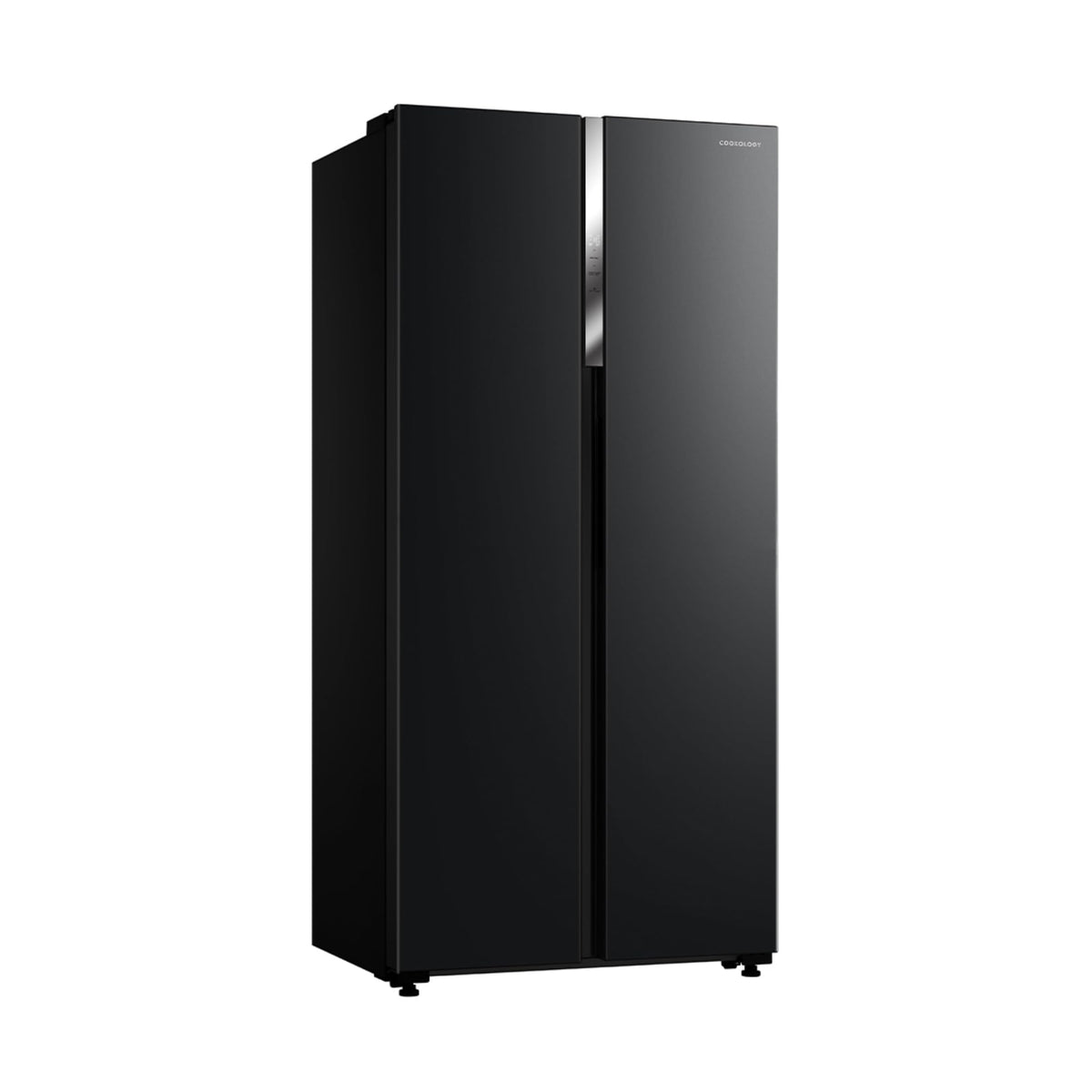 Cookology CSBS460BK 177.5cm Freestanding American Side-by-Side Fridge Freezer in Black