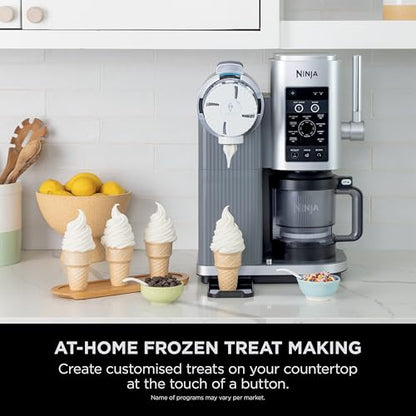 Ninja Swirl by CREAMi Soft Serve & Ice Cream Maker with 2x Tubs, 13 Functions, Makes Ice Cream