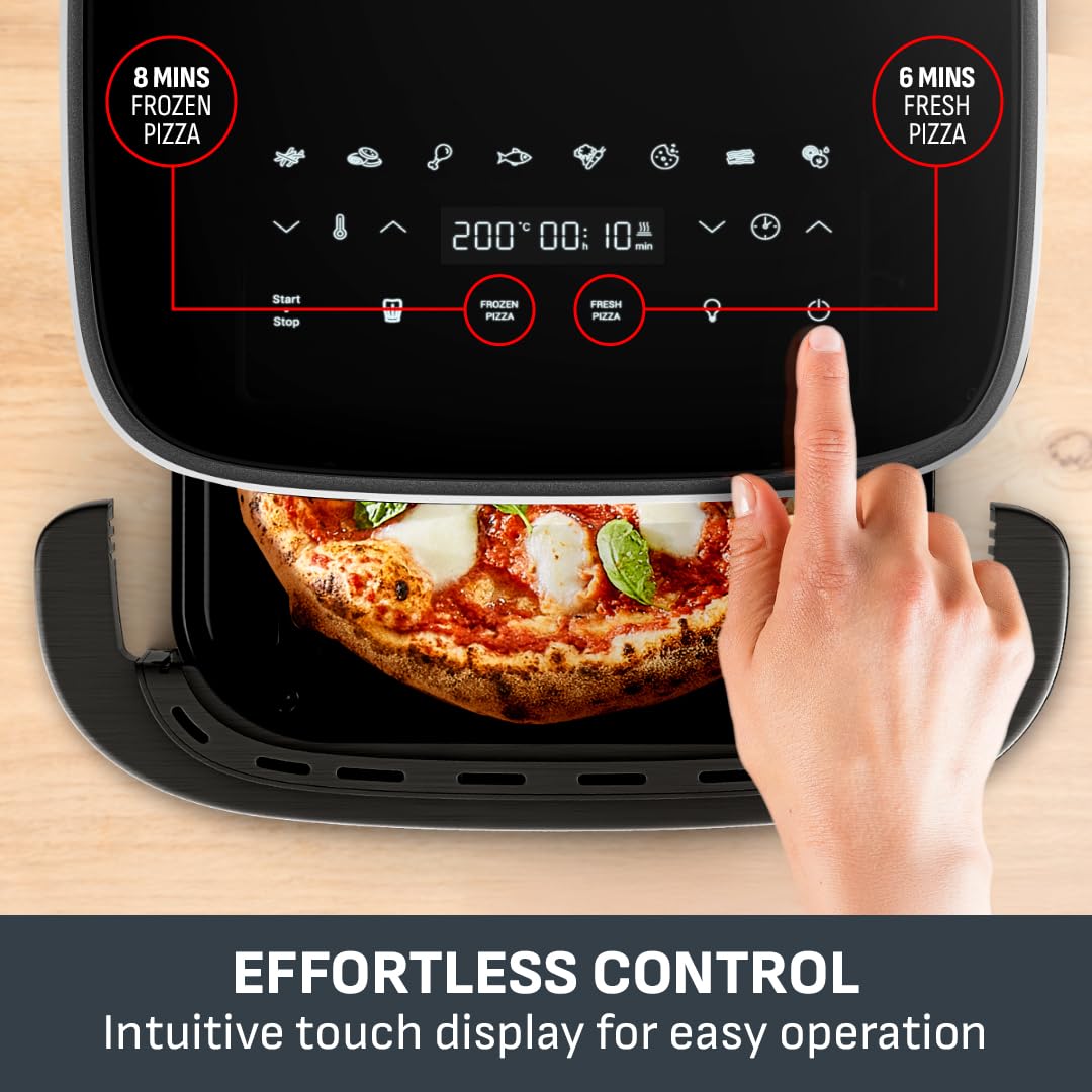 Tefal Easy Fry Pizza, XL Surface, Large Air Fryer, Spacious Basket, Up To 1 Kg of Fries