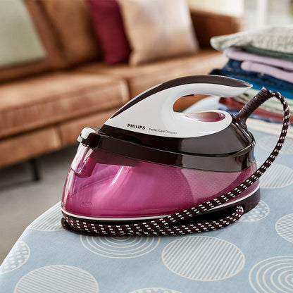 Philips PerfectCare Compact Steam Generator - 2400W, 400g Steam Boost, 6.5 Bar Pressure