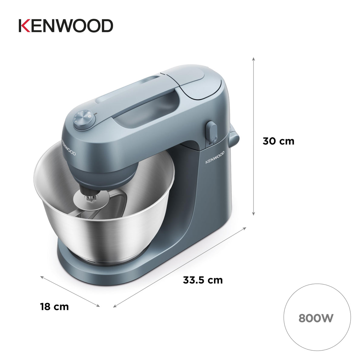 Kenwood KZM35.000GY Go Collection stand mixer, Storm Blue