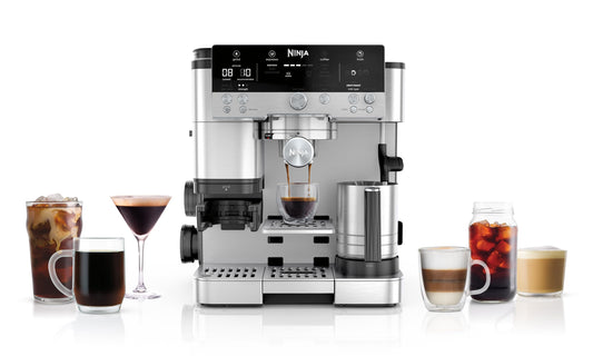 Ninja Luxe Premier 3-in-1 Coffee Machine, Latte, Cappuccino, Cold Brew & Espresso Maker
