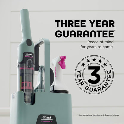 Shark StainForce Cordless Spot Cleaner Lightweight & Portable Spot, Stain, & Odour Eliminator for Carpets