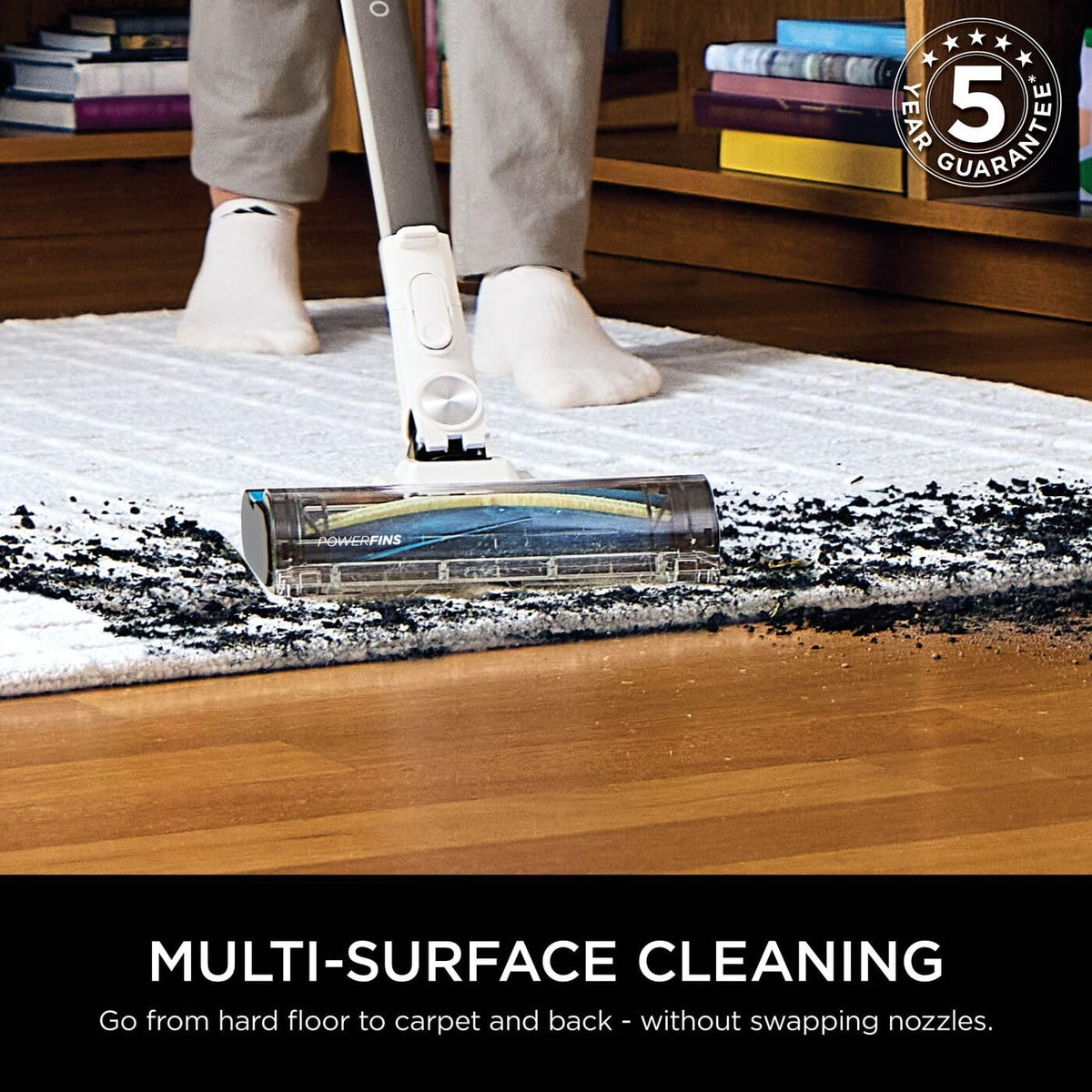 Shark PowerPro Pet Cordless Stick Vacuum Cleaner, Lightweight, Floor Detect Technology