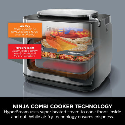Ninja Combi 12-In-1 Multi-Cooker, Oven & Air Fryer, 12 Cooking Functions, Make 15 Minute