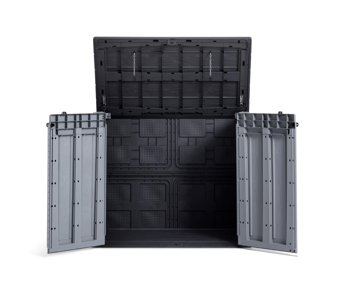 Keter Store It Out Pro Outdoor Garden Furniture Storage Shed Grey Fade Free All Weather Resistant