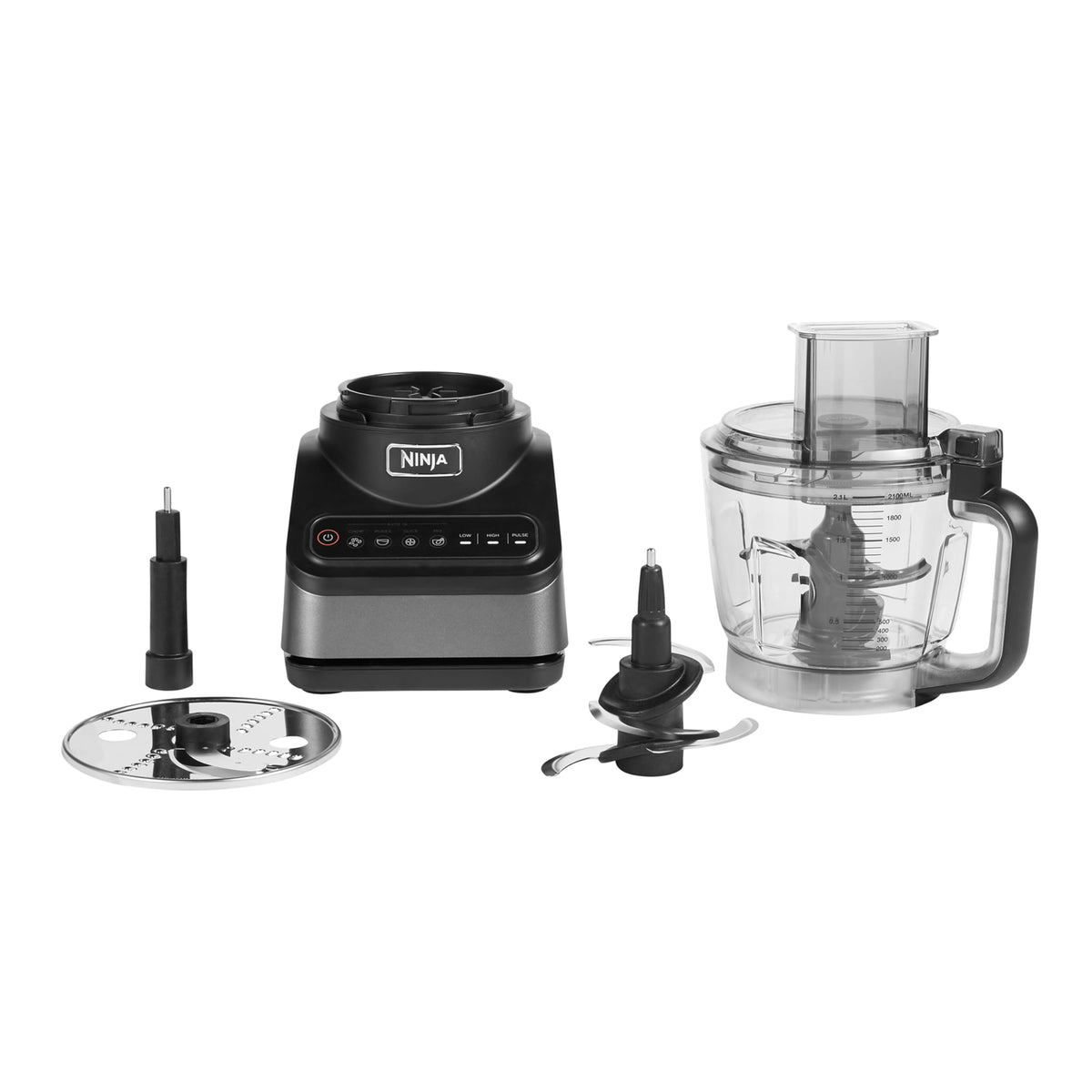 Ninja Food Processor with 4 Automatic Programs; Chop, Puree, Slice, Mix, and 3 Manual Speeds, 2.1L Bowl