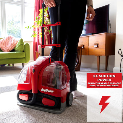 Rug Doctor 93306 Portable Spot Cleaner, Plastic, 1100 W, 1.9 liters, Red/Black